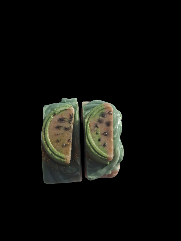Wata Mel lone Artisan Soap with hydrating Aloe Vera